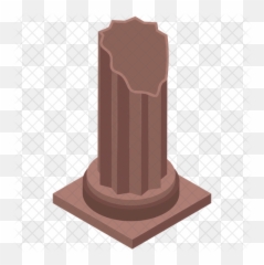 Broken Column Icon - png