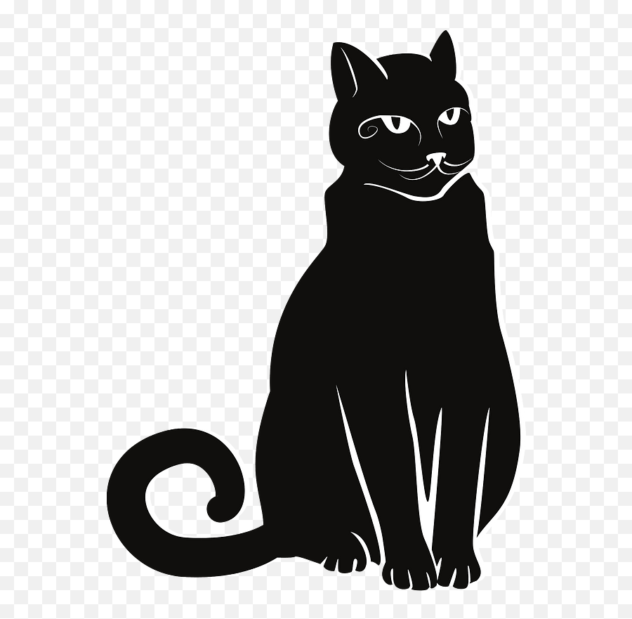 Black Cat Clipart Free Download Transparent Png Creazilla - Clip Art,Cat Clipart Png