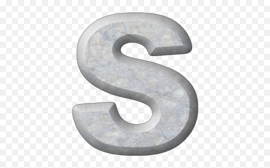 Presentation Alphabets Stone Letter S - Letter S In Stone Png,Letter S Png