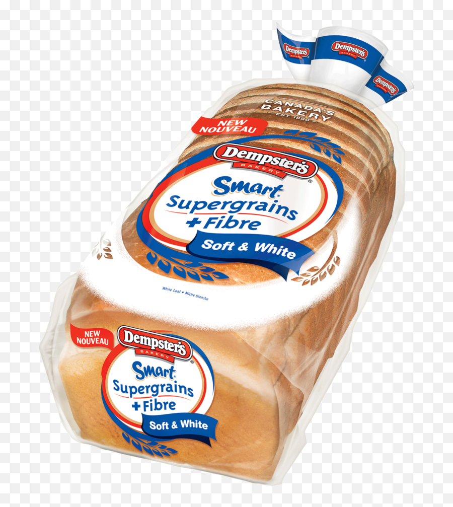 Dempsteru0027s Smart Supergrains Fibre White Loaf - Smart Bread Png,Loaf Of Bread Png