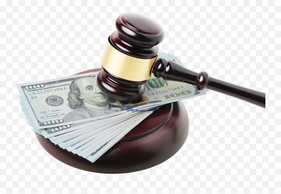 Money Gavel - Gavel And Money Png Transparent,Gavel Png