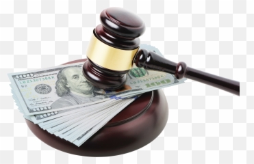 Money Gavel - Gavel And Money Png Transparent