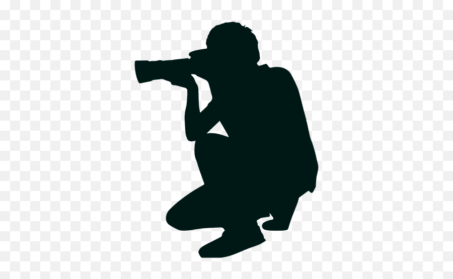 Photographer With Camera Stand Silhouette - Transparent Png Photographer Silhouette Png,Photographer Png