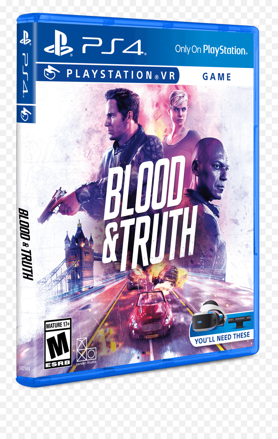 Blood U0026 Truth Vr Sony Playstation 4 711719517870 Png Trail