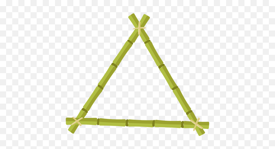 Bamboo Frames Design Triangle Icon - Transparent Png U0026 Svg Triangle Bamboo Frame,Transparent Frames