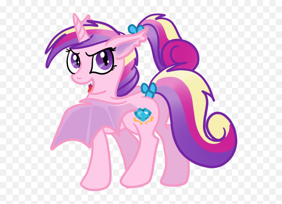 756745 - Artistkuromi Bat Pony Butt Wings Fangs Glare Princess Cadence Bat Png,Kuromi Transparent