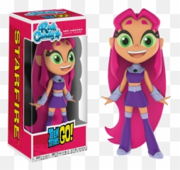 Download Hd Starfire Rock Candy Vinyl Figure - Funko Teen Titans Go png