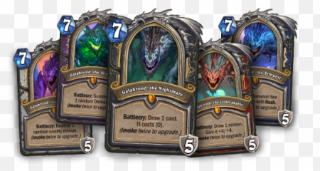 Descent Of Dragons Is Now Live U2014 Hearthstone Blizzard News - All Galakrond Cards png