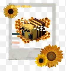 Minecraft Cute Sticker - Polaroid Frame Aesthetic png