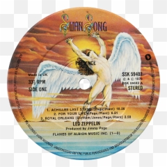 Led Zeppelin Presence 1st Uk Press Vs - Bad Company Rock N Roll Fantasy png