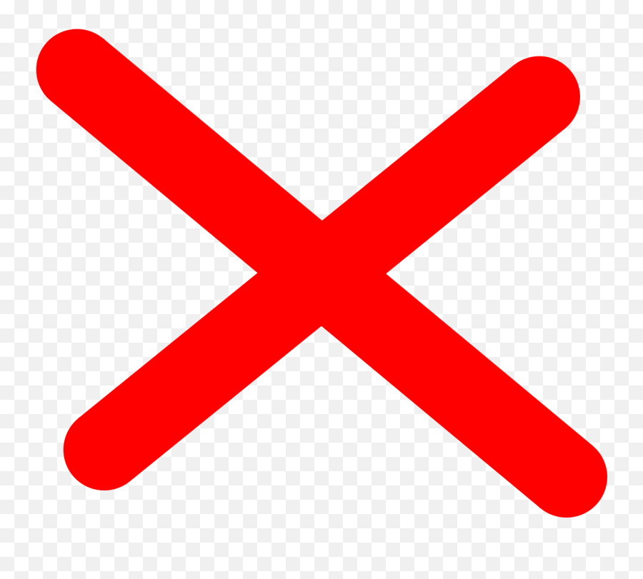 Clipart Of Wrong Big Airplane And - Red X Png,Wrong Png