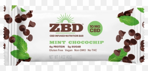 Mint Chocochip 10 Mg Cbd Infused Nutrition Bar The Natural - Superfood Png,Superfruit Logo