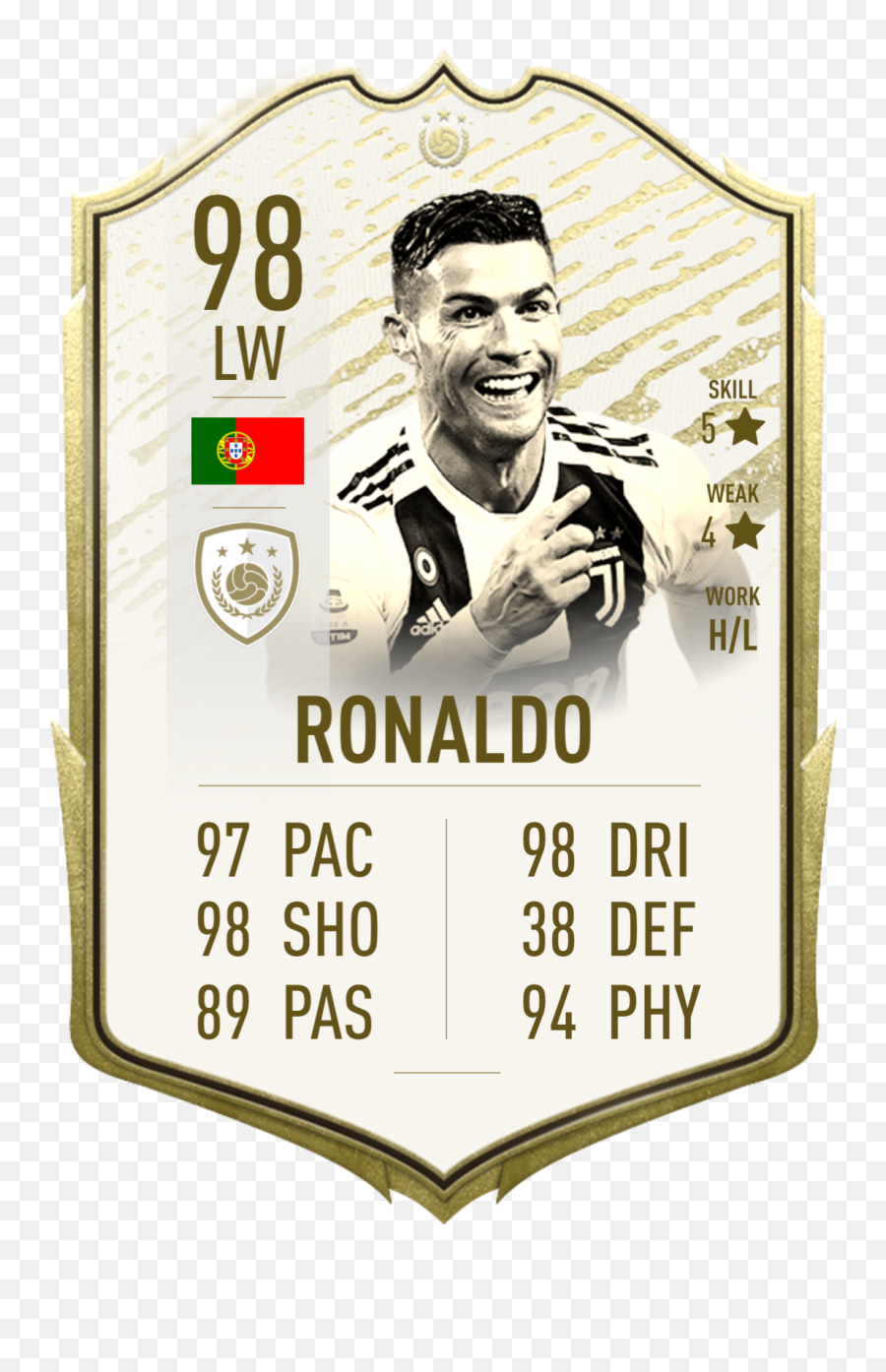 Future Icon Ronaldo - Le Tissier Icon Card Png,Future Icon Png