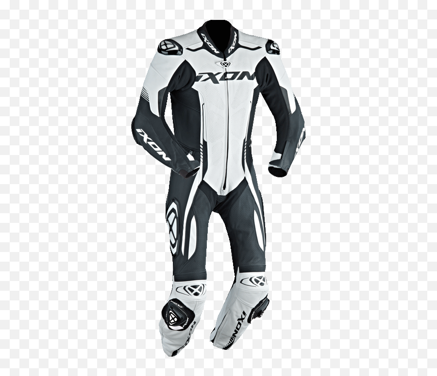 Ixon Leather Suit Vortex White Black - Ixon Vortex 2 Suit Png,Icon ...