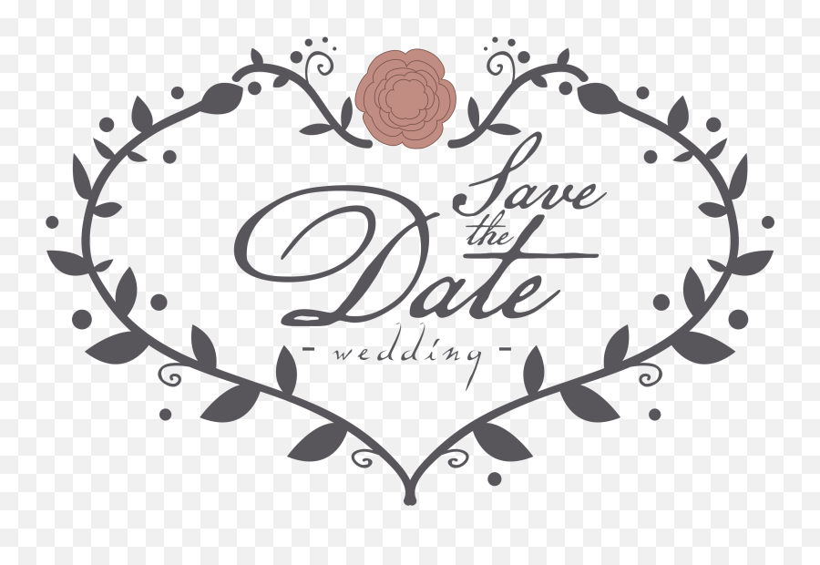 Png Save The Date Overlay Text Elements - Pre Wedding Text Png,Save The Date Png