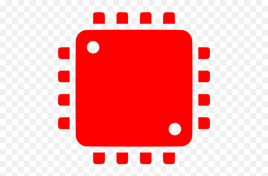 Red Processor Icon - Free Red Processor Icons Orange Processor Icon Png,Processor Png