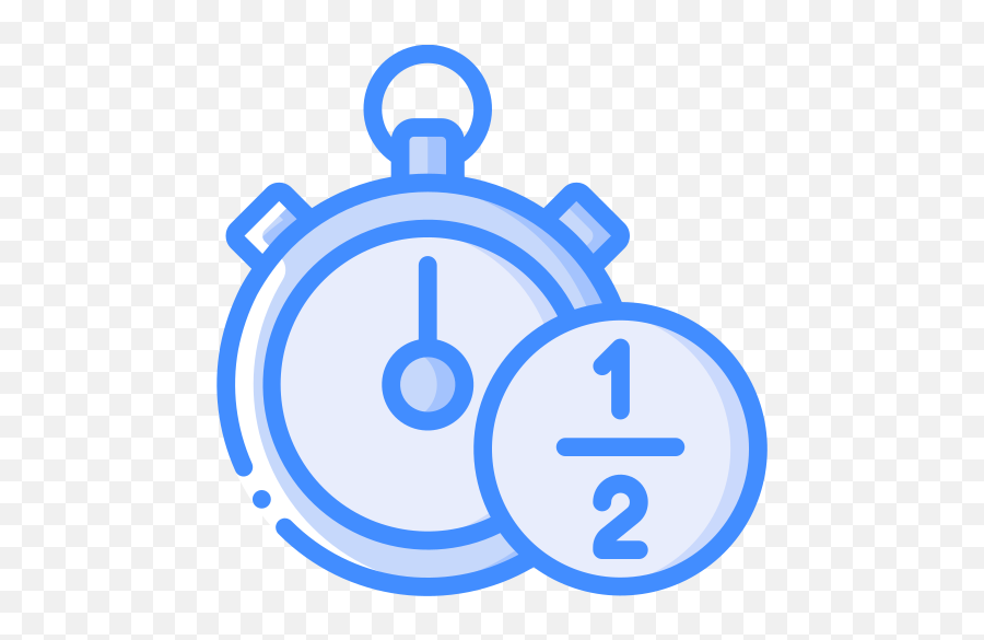 Half Time - Free Time And Date Icons Fast Png,Dash Icon Half Circle