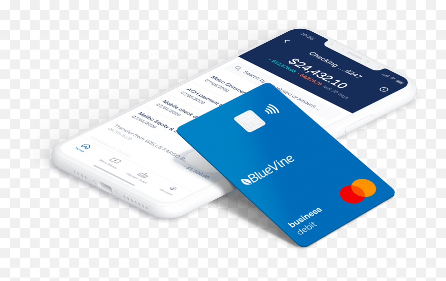 Business Loans Line Of Credit And Invoice Factoring Bluevine - Vertical Png,Mobile Icon For Visiting Card Png