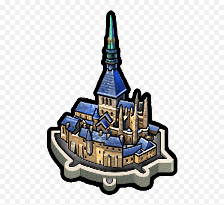 Mont St Michel - Wonders And Projects Civilopedia Civilization 6 Mont Saint Michelle Png,Icon Montlar