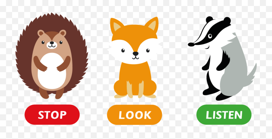 Crossing Characters Playground Marking - For Schools Language Png,Cute Animal Icon