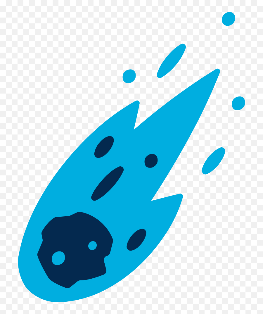 Comet Illustration In Png Svg - Dot,Meteor Icon