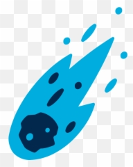 Comet Illustration In Png Svg - Dot