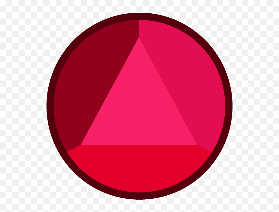 Download Garnet Sapphire Gemstone - Gema Triangular Full Circle Png,Gemstone Png