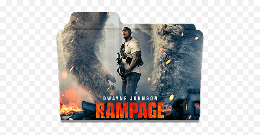 Rampage 2018 Movie Folder Icon - Designbust Rampage 2018 Folder Icon Png,Kin 2018 Folder Icon