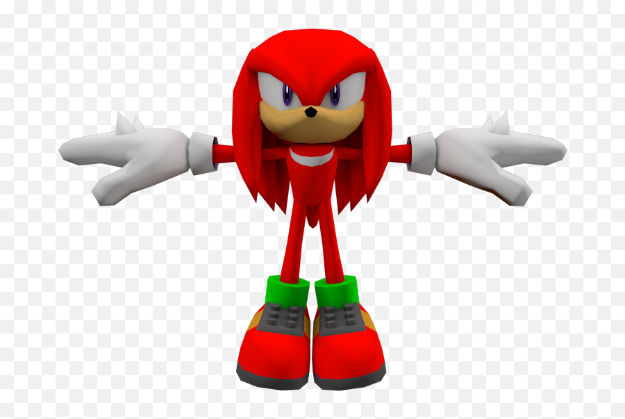 Pc Computer - Sonic Heroes Knuckles The Models Resource Knuckles T Pose Png,Sonic And Knuckles Icon