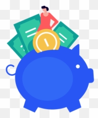 Best Premium Woman Saving Money Illustration Download Png