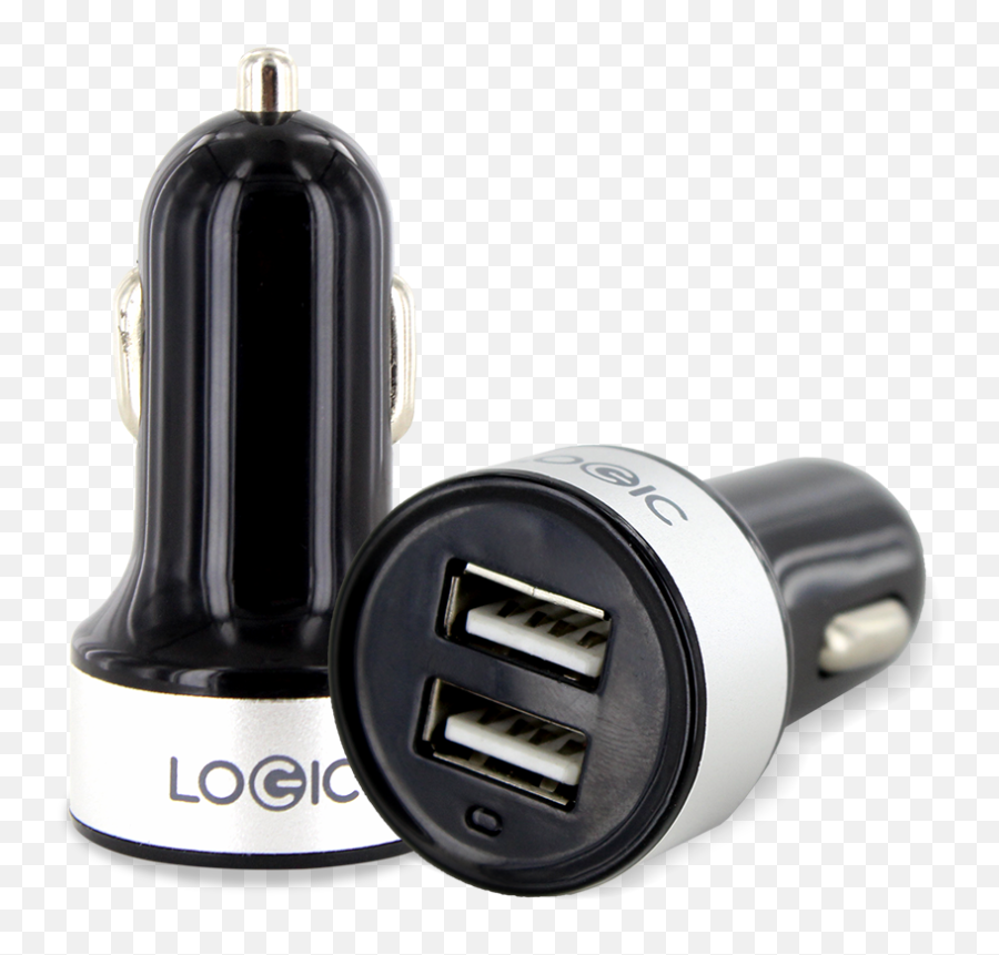 Logic Dual Usb Car Charger - Car Mobile Charger Png,Charger Png