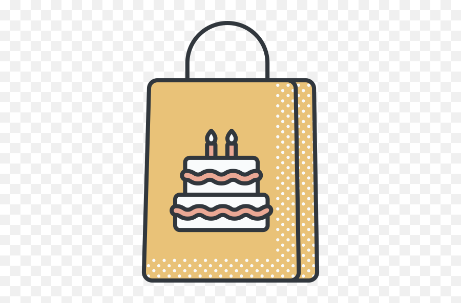 Gift Bag - Free Birthday And Party Icons Cake Decorating Supply Png,Gift Bag Icon