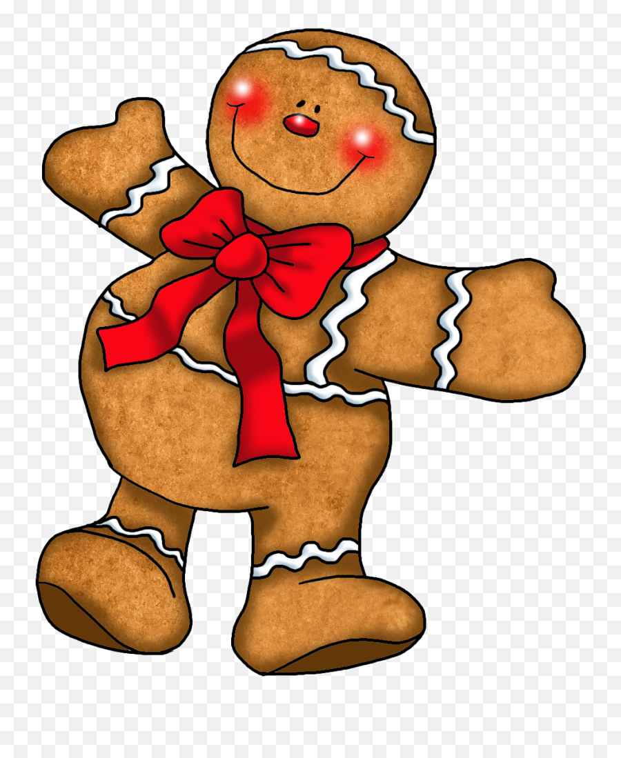 Gingerbread Man Ornament Png Clipart - Gingerbread Man Christmas Cartoon,Man Clipart Png