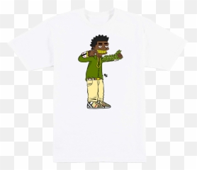 Kodak Black Dollaz Grillz Tee - Cartoon Png,Kodak Black Png