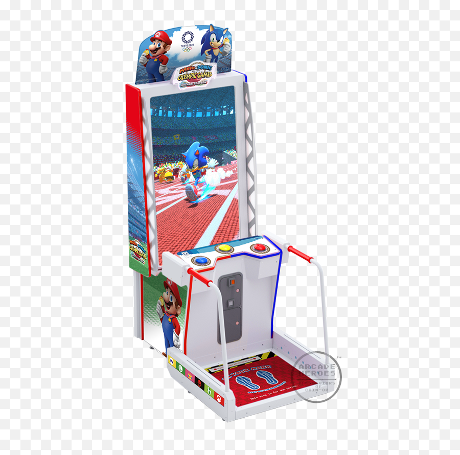 Arcade Heroes Sega Unveils New Mario U0026 Sonic - Mario Sonic At The Olympic Games Tokyo 2020 Arcade Png,Arcade Cabinet Png