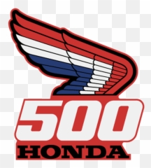 Honda Logo 500 Sticker - Motorcycle png