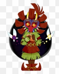 Jinu Animal Crossing Szn - Illustration Png,Skull Kid Png