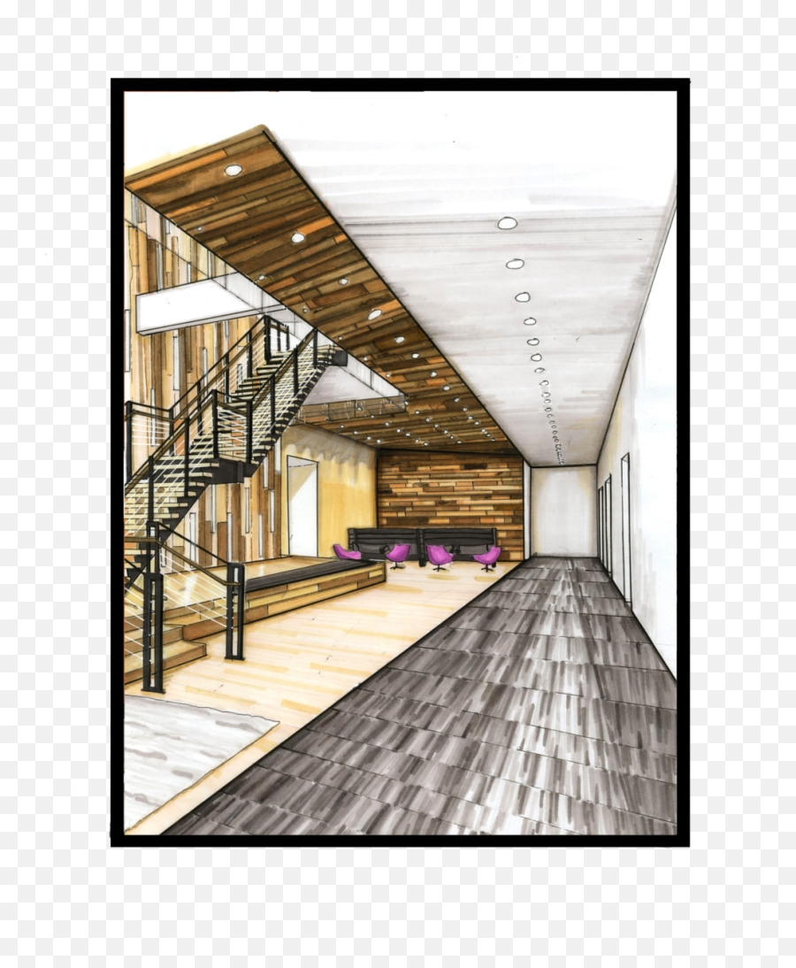 Marker Rendering Claire Grable - Architecture Png,Stairs Png