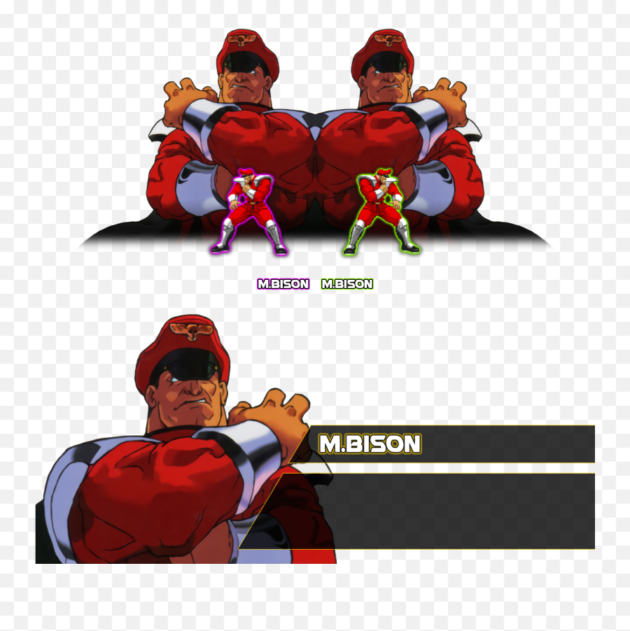 Spoiler Click To Toggle Visibilty - Street Fighter Bison M Bison Street Fighter Png,Bison Png