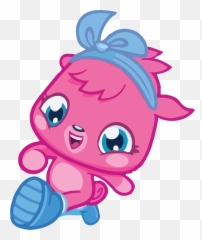 Walking Girl Clipart Png - Poppet Moshi Monsters Stickers,Girl Walking Png