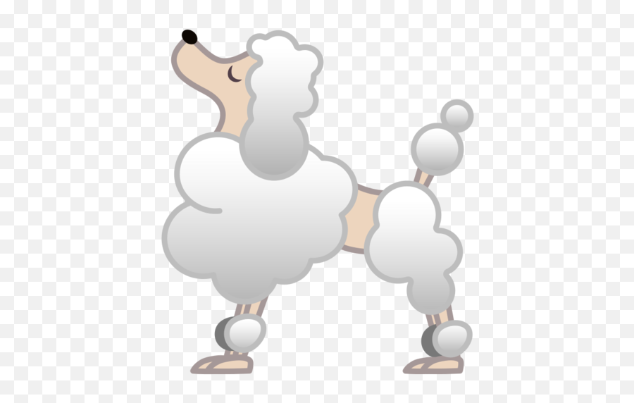 Poodle Emoji - Pudel Emoji Png,Dog Emoji Png