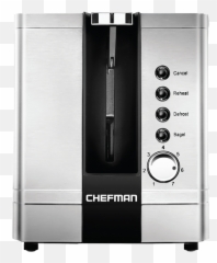 Chefman Pop Up Toaster With Extra Wide Slots - Chefmancom Espresso Machine Png,Toaster Png