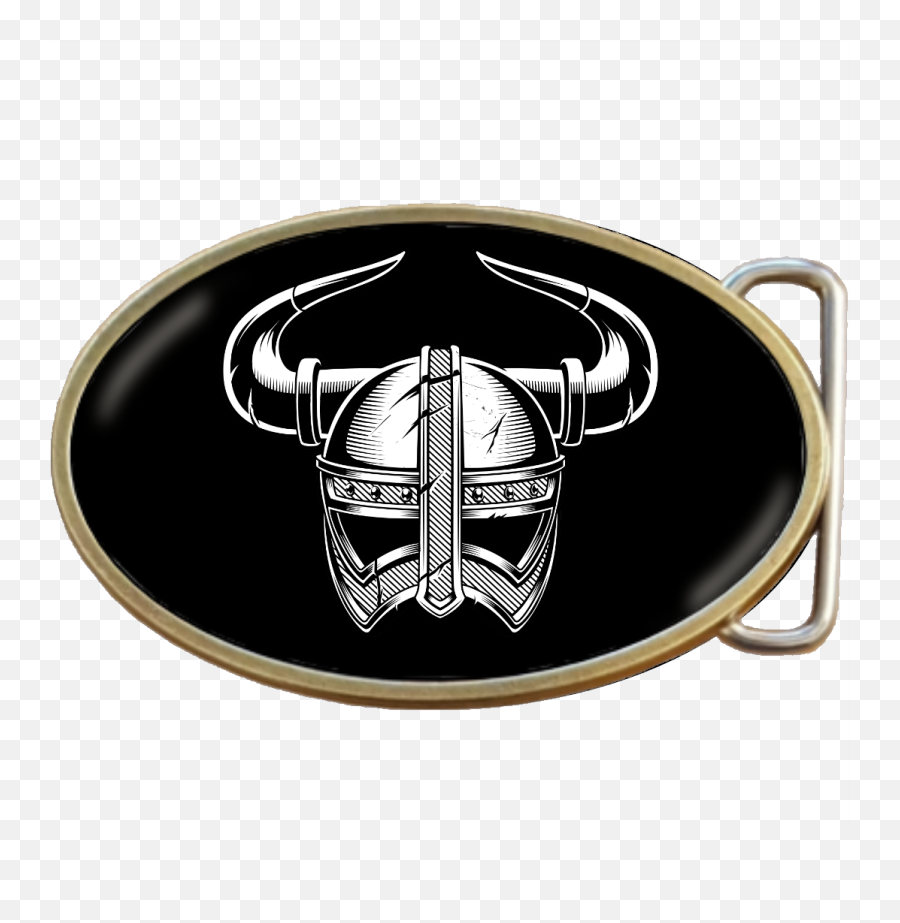 Viking Helmet Belt Buckle Code A0043 - Buckle Skull Transparent Png,Viking Helmet Logo