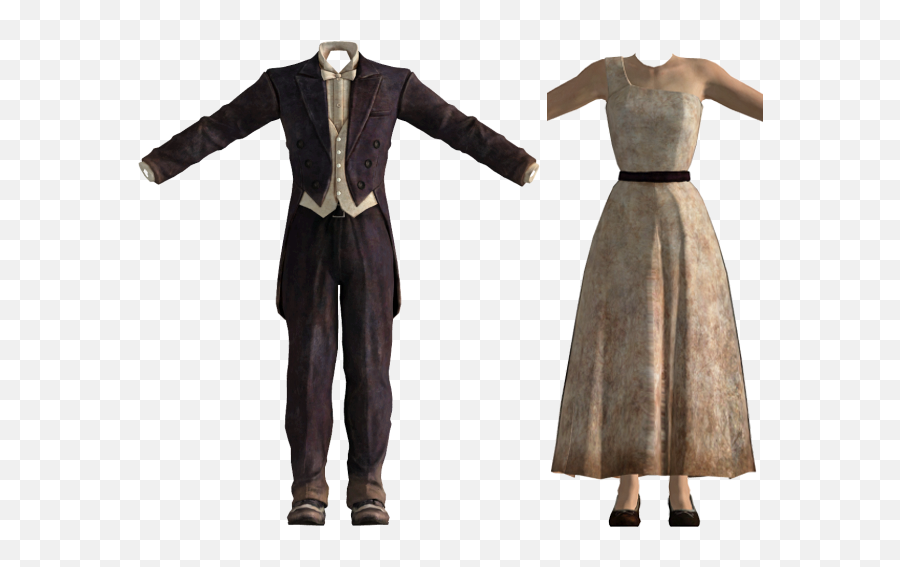 Formal Wear Fallout New Vegas Wiki Fandom - Fallout 4 Tailcoat Png,Prom Dress Png