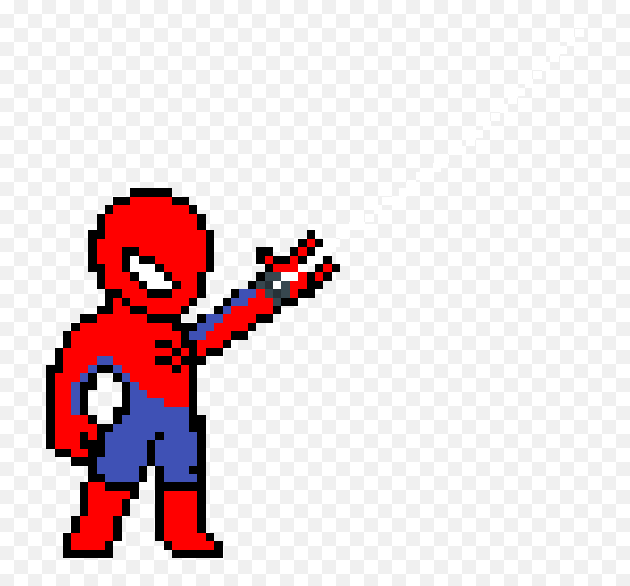 Spiderman Web Png - Spider Man Pixel Art,Spiderman Web Png
