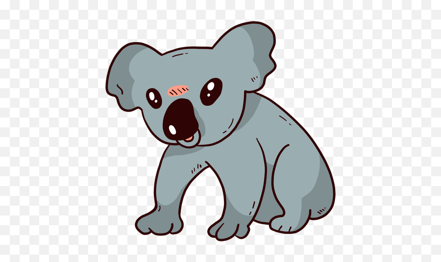 Cute Koala Ear Leg Nose Flat - Transparent Png U0026 Svg Vector File Koala,Koala Transparent