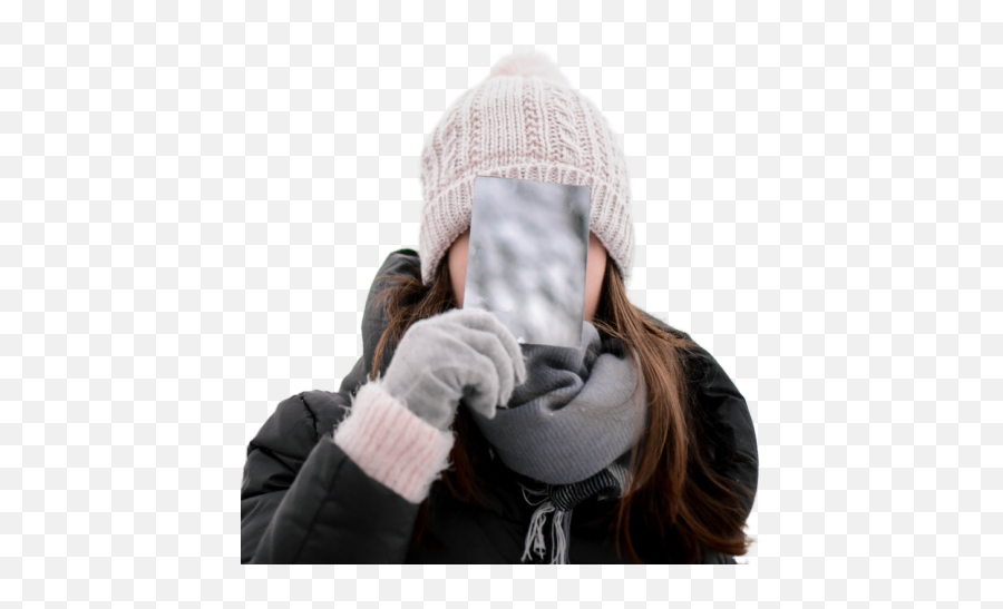 Girl Covering Her Face Transparent Background - Free Winter Face Girl Png,Face Transparent Background