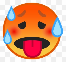 Hot Face Emoji - Android png
