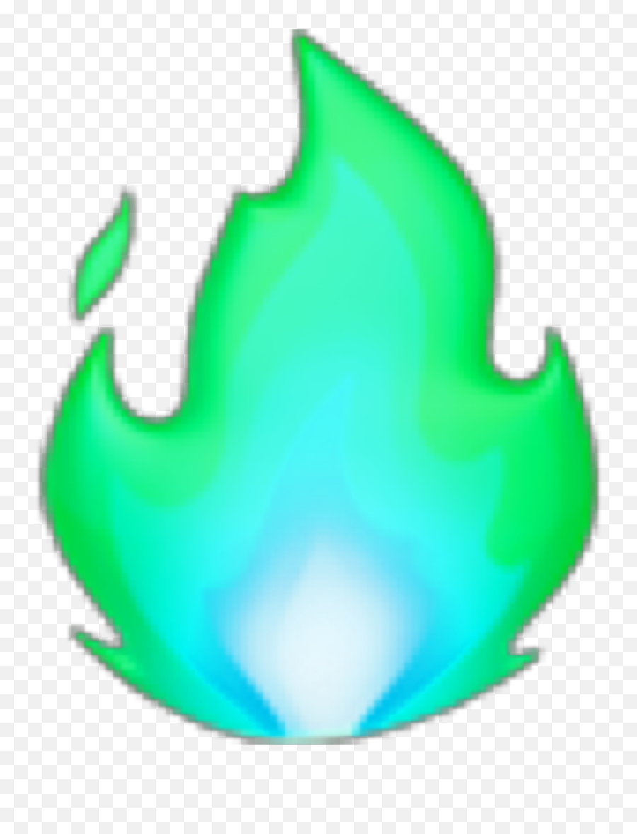 Fuego Lightblue Celeste Green Verde - Green Flame Emoji Png,Fire Emoji Transparent