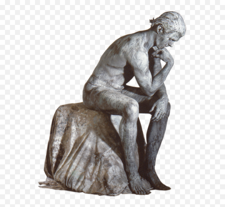 Full Size Png Image - Transparent Thinker Statue Png,The Thinker Png